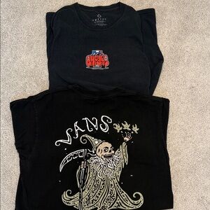 Graphic tshirt bundle - Empyre and Vans Men’s small and medium